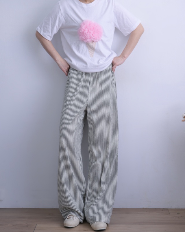 韓 冰淇淋花上衣 2色 size