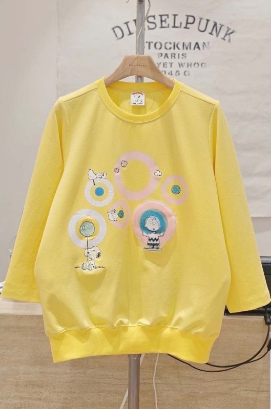 韓 泡泡卡通上衣 3色 size