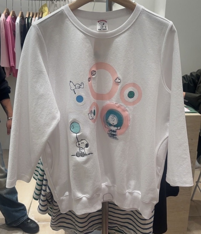韓 泡泡卡通上衣 3色 size