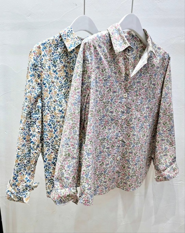 韓 小碎花襯衫 2色 size