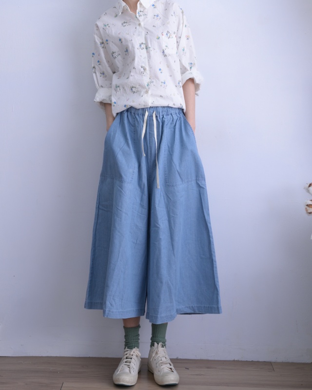 韓 卡通玩水襯衫 size