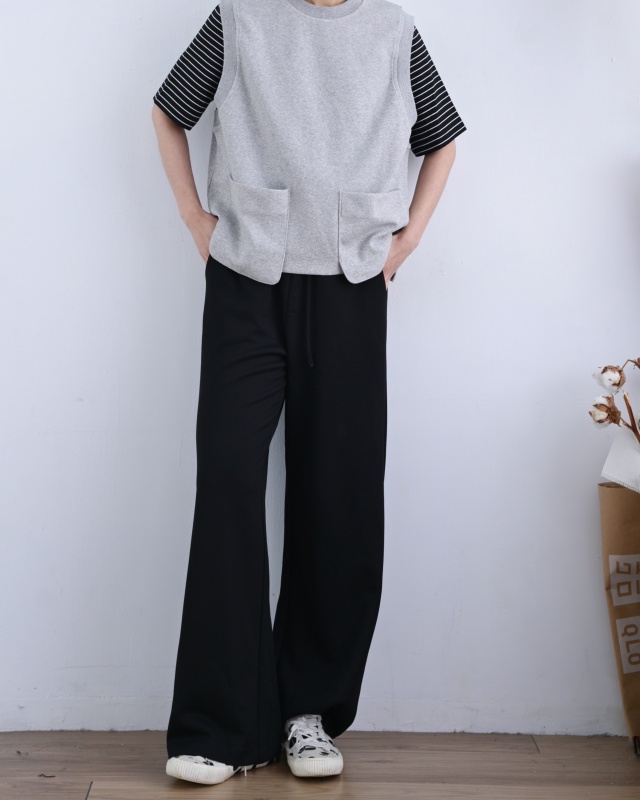 韓 兩口袋背心 2色 size
