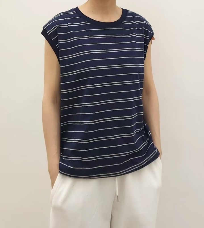 韓 條文背心 2色 size