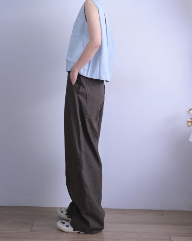 韓 牛仔無袖上衣 2色 size