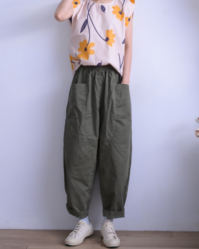 韓 大花無袖上衣 3色 size