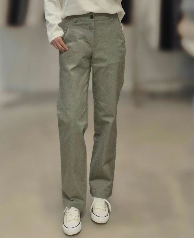 韓 斜口袋小直筒休閒褲 3色 size