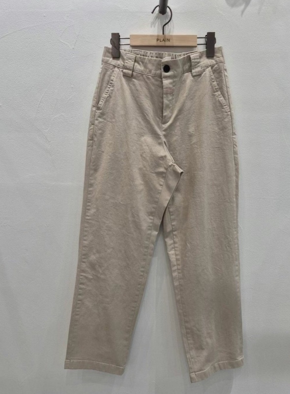 韓 斜口袋小直筒休閒褲 3色 size
