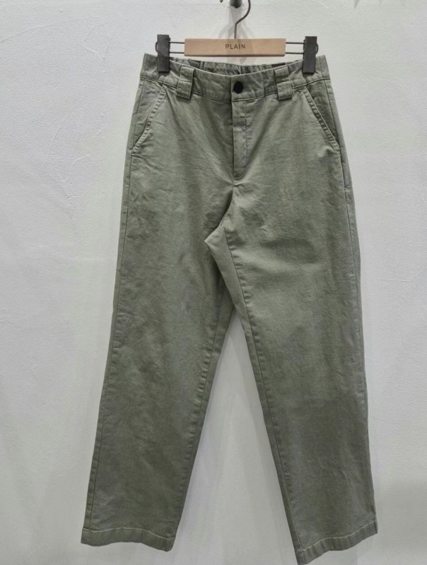 韓 斜口袋小直筒休閒褲 3色 size