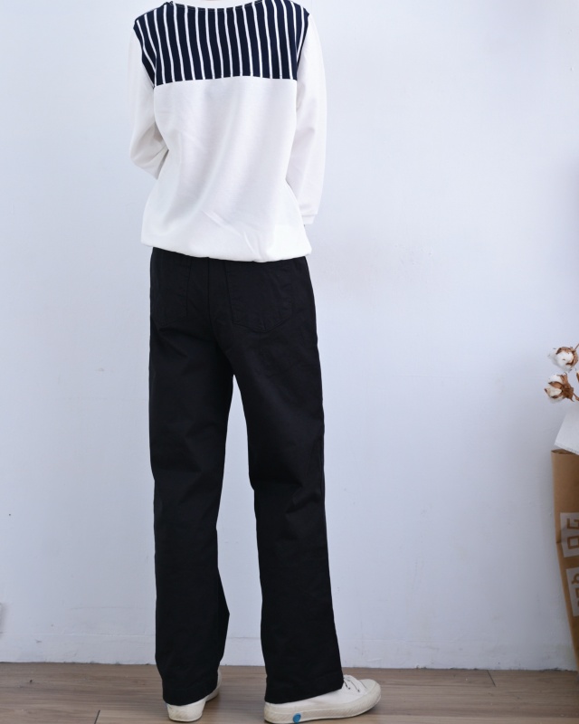 韓 口袋單釦休閒褲 2色 size
