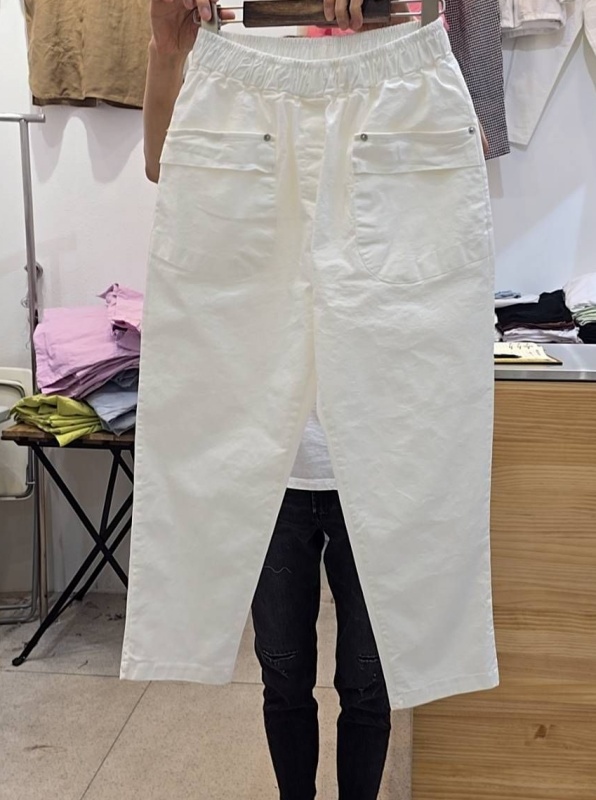 韓 前大口袋棉質休閒褲 3色 size