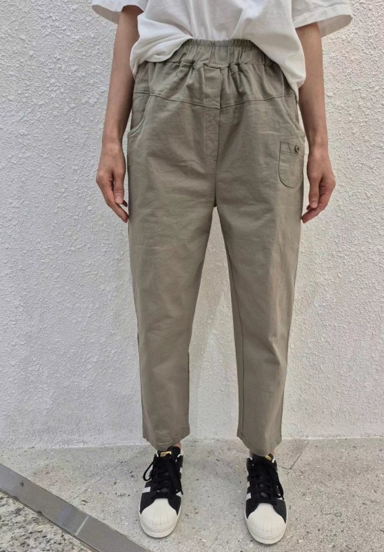 韓 小口袋休閒褲 3色 size