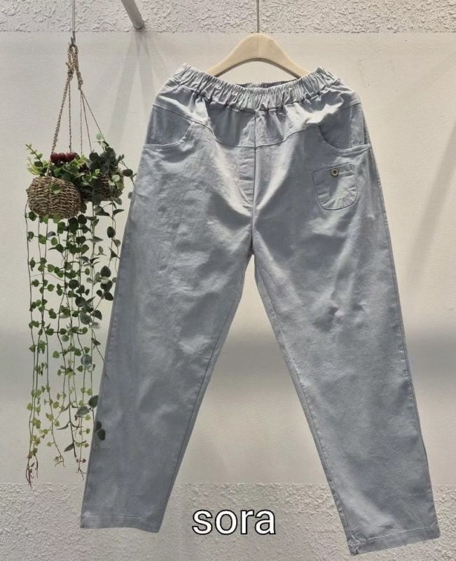 韓 小口袋休閒褲 3色 size