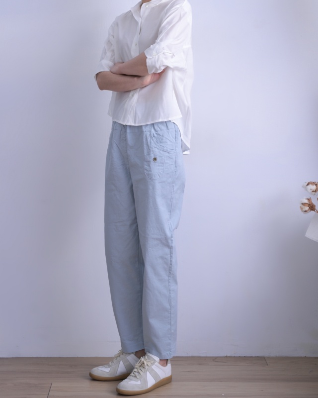 韓 小口袋休閒褲 3色 size