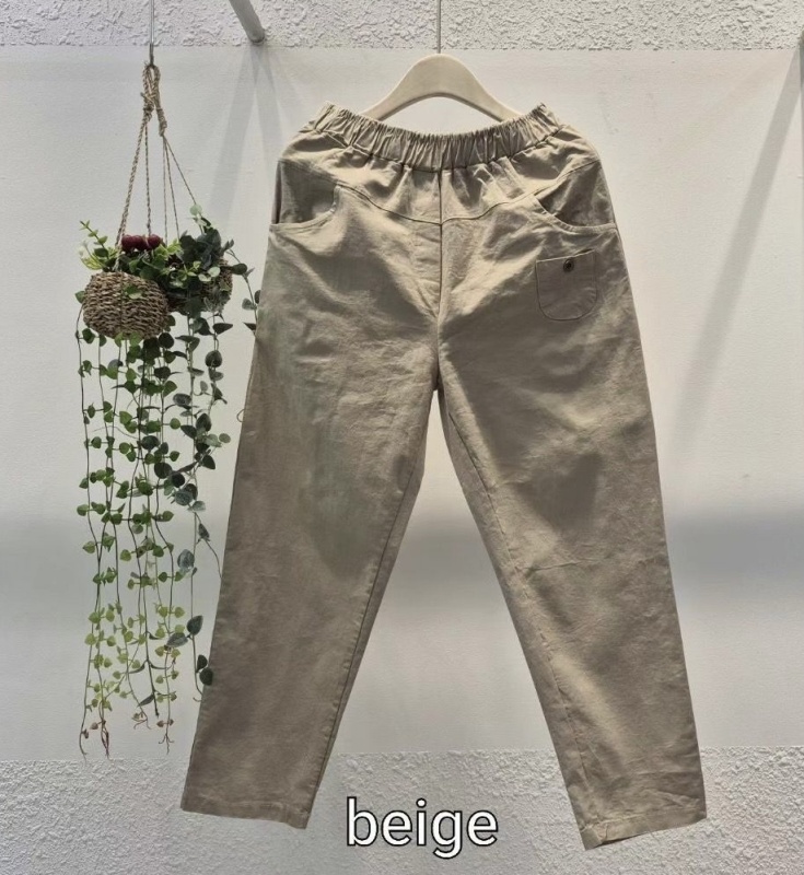 韓 小口袋休閒褲 3色 size