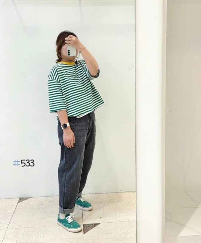 韓 背口袋笑臉黑牛仔褲 size