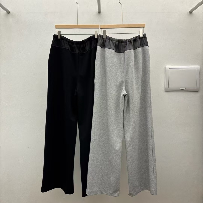 韓 黑褲頭綁帶寬褲 2色 size
