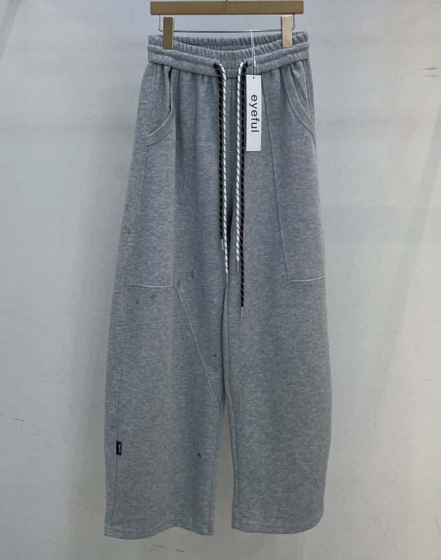 韓 雙綁帶棉質休閒褲 3色 size