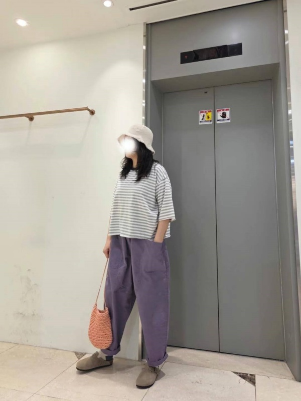 韓 前大口袋休閒棉褲 4色