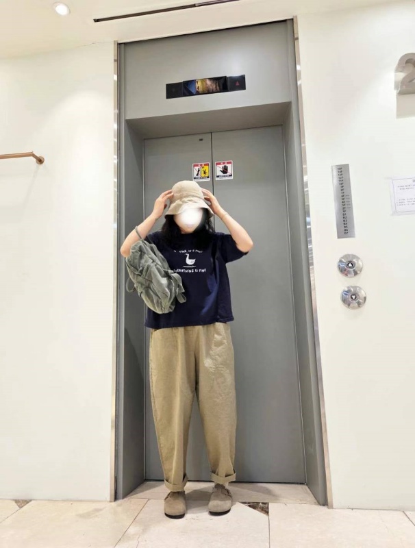 韓 前大口袋休閒棉褲 4色