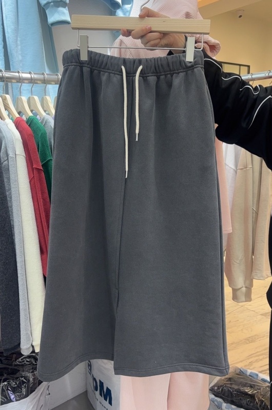 韓 綁帶棉質長裙 2色 size