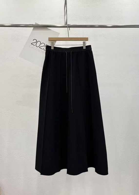 韓 黑色綁帶長裙 size