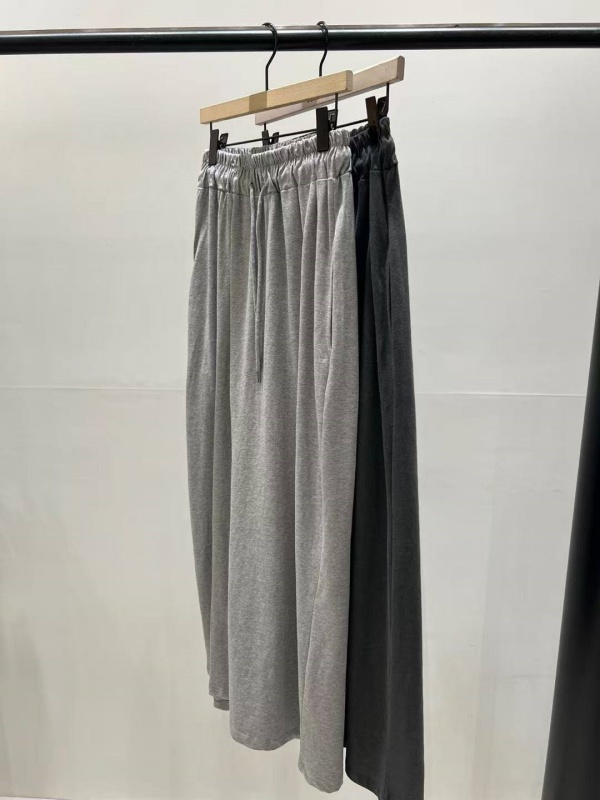 韓 後開岔綁帶長裙 2色 size