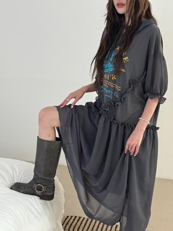 韓 捲捲邊長洋 3色