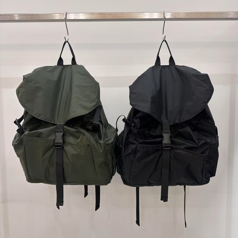韓 素色尼龍後背包 2色 size