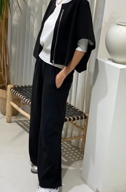 韓 拉鍊短版短袖外套 2色 size