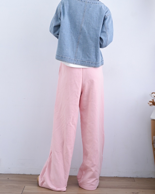 韓 短版圓領牛仔外套 size