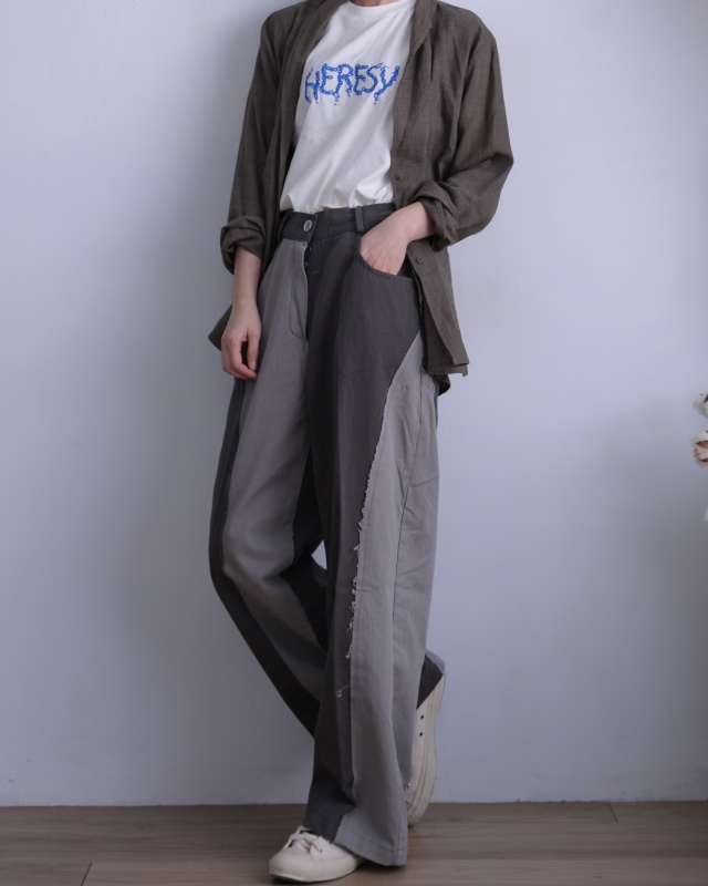 韓 棉麻西裝外套 2色 size
