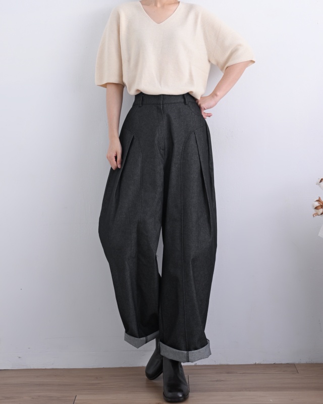 韓 V領素色上衣 3色 size