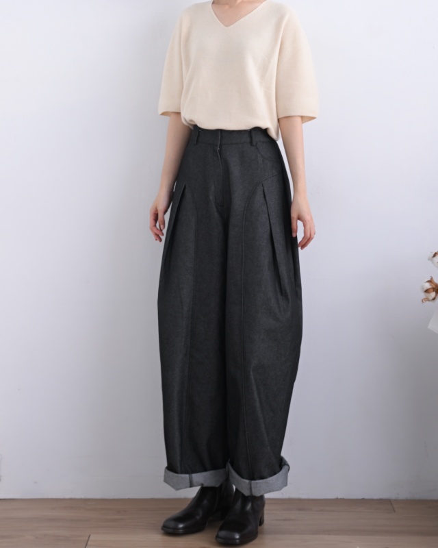韓 V領素色上衣 3色 size