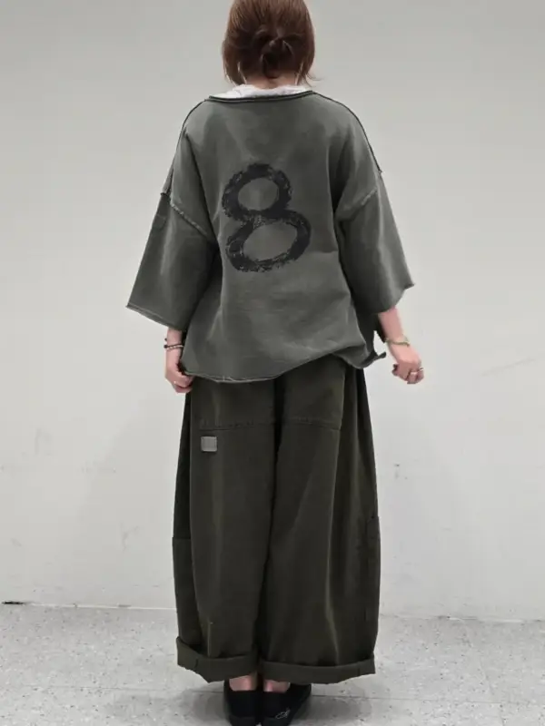 韓 背8寬版上衣  4色