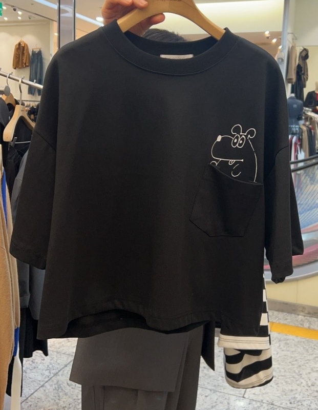 韓 河馬上衣 2色 size