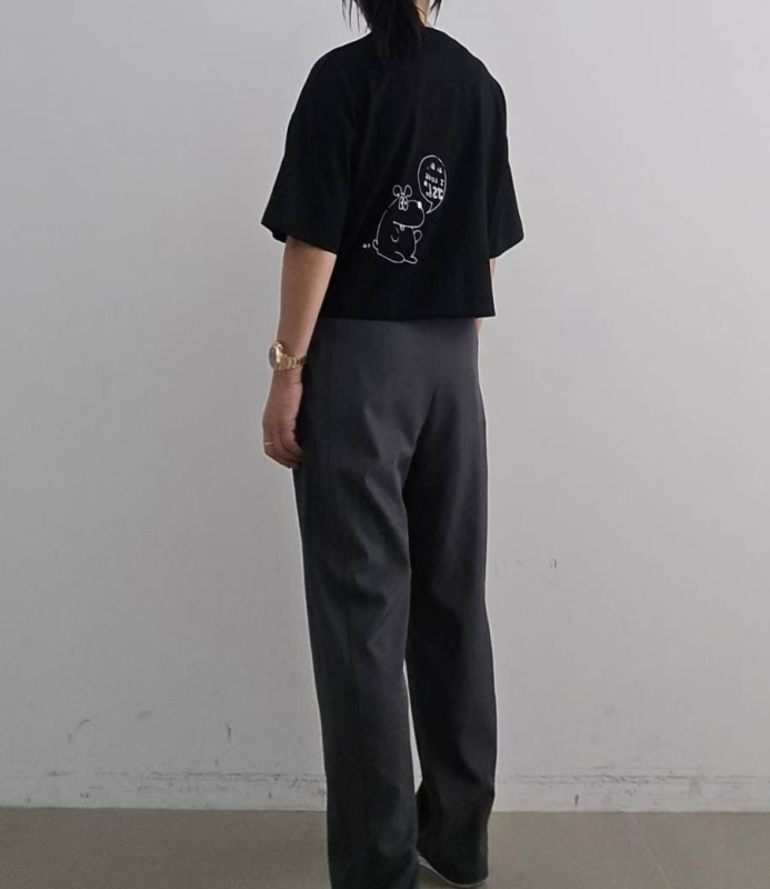 韓 河馬上衣 2色 size