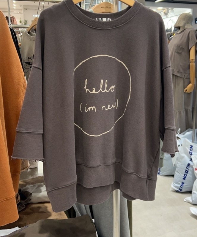 韓 寬鬆版哈囉上衣 2色 size