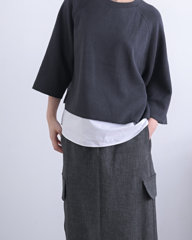 韓 假兩件上衣 2色 size