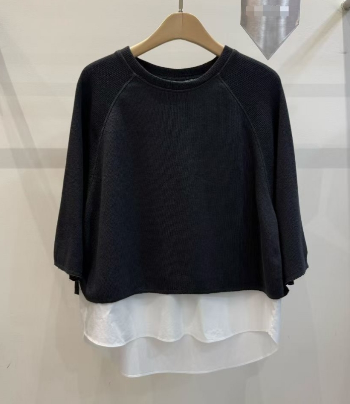 韓 假兩件上衣 2色 size