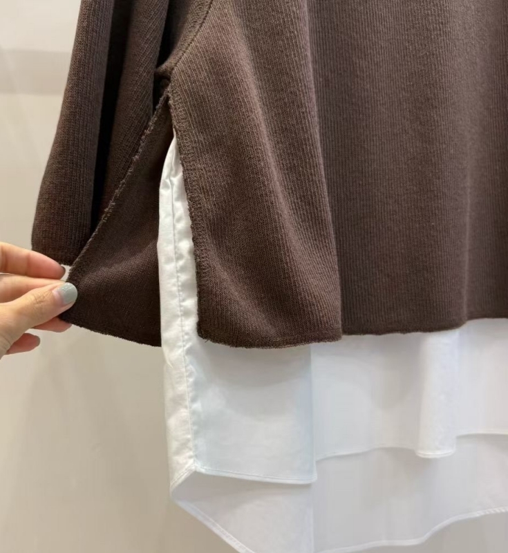 韓 假兩件上衣 2色 size