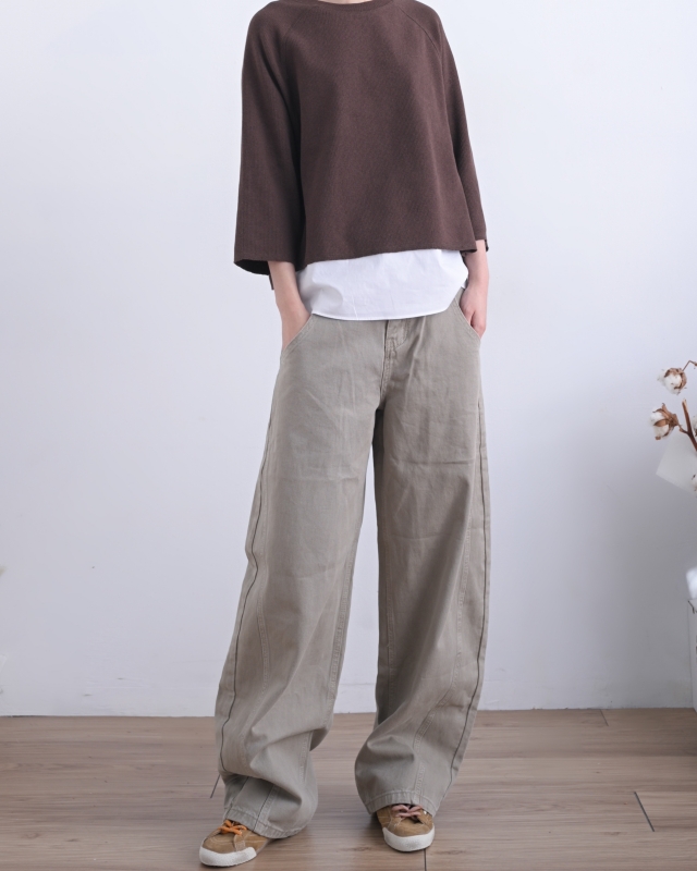 韓 假兩件上衣 2色 size