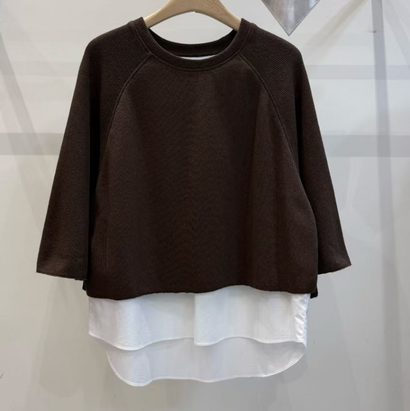 韓 假兩件上衣 2色 size