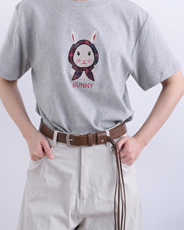 韓 批頭巾兔子上衣 3色 size