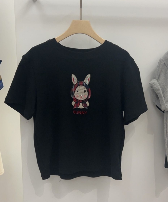 韓 批頭巾兔子上衣 3色 size