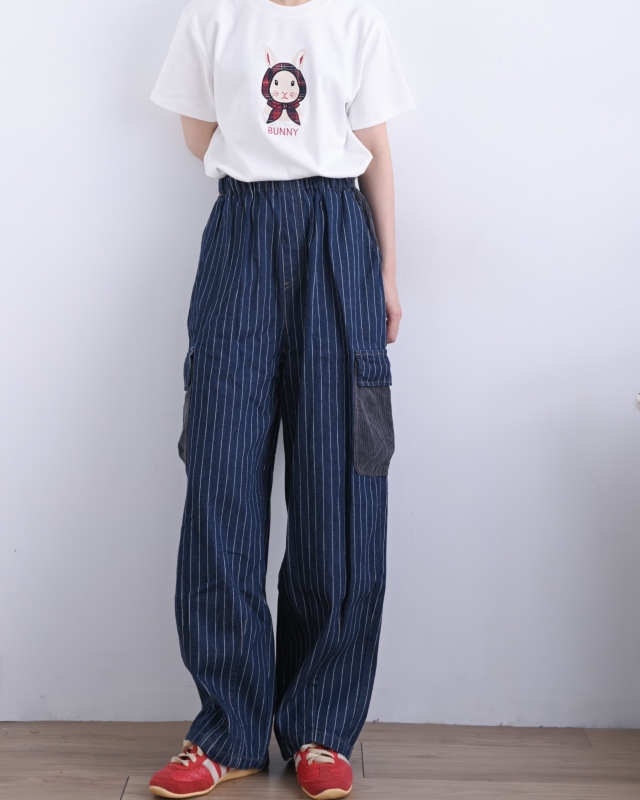 韓 批頭巾兔子上衣 3色 size