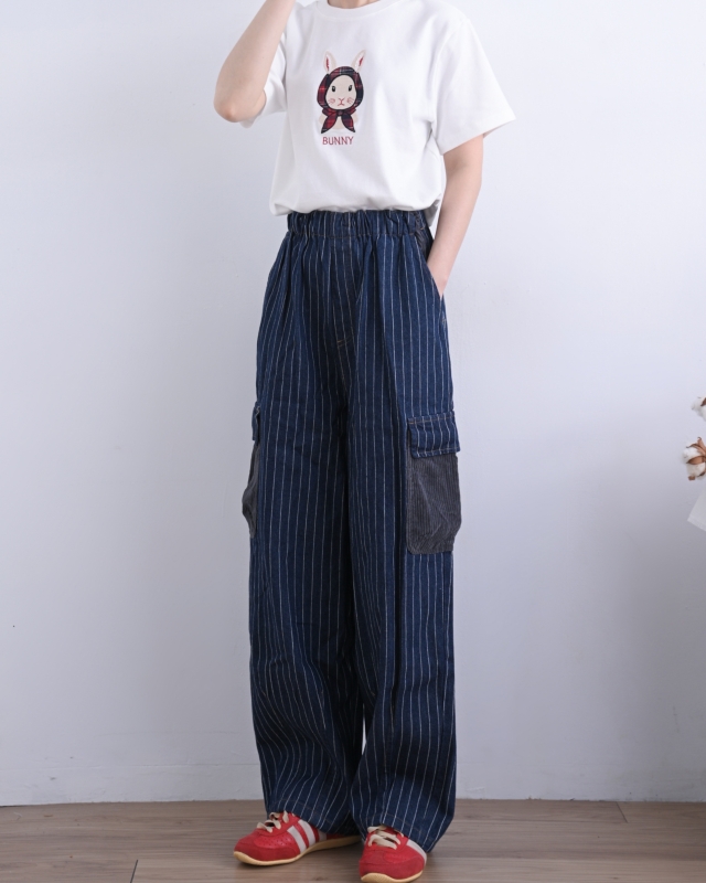 韓 批頭巾兔子上衣 3色 size