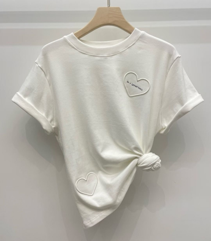 韓 低調愛心上衣 2色 size