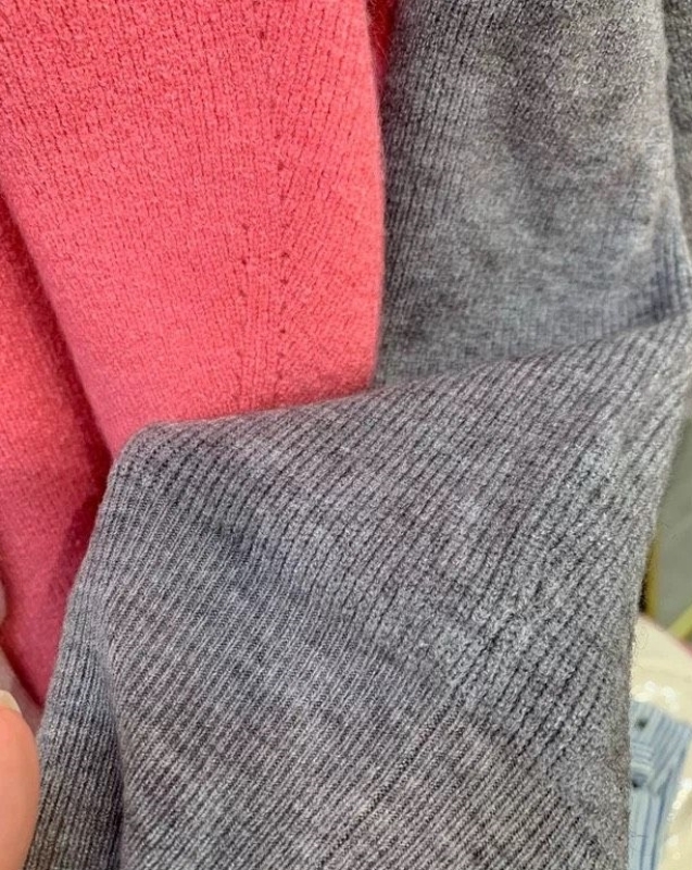 韓 圓領弧形針織上衣 4色 size