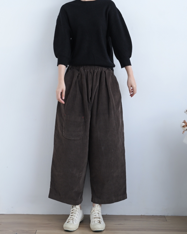 韓 圓領弧形針織上衣 4色 size