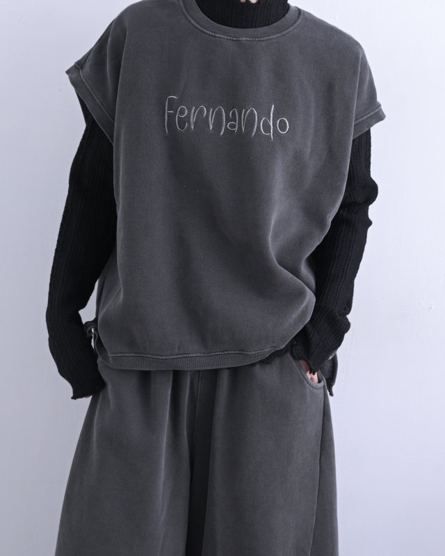 韓 英文字磨毛半袖上衣 2色 size